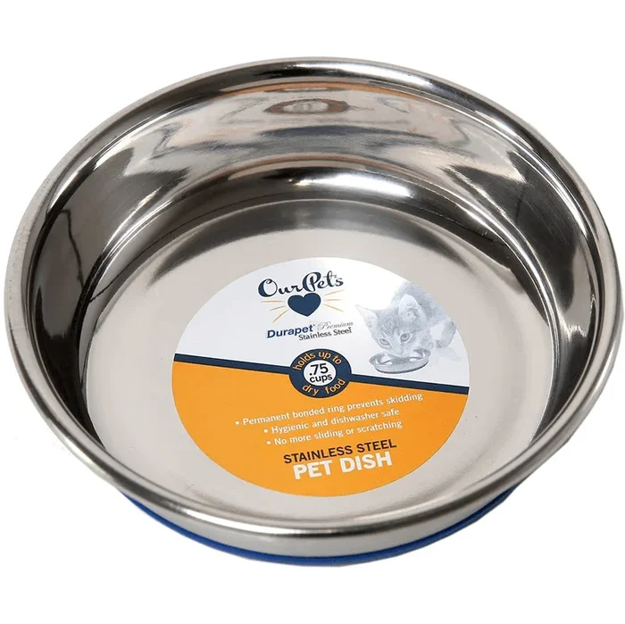 OurPets Durapet Stainless Steel Dish
