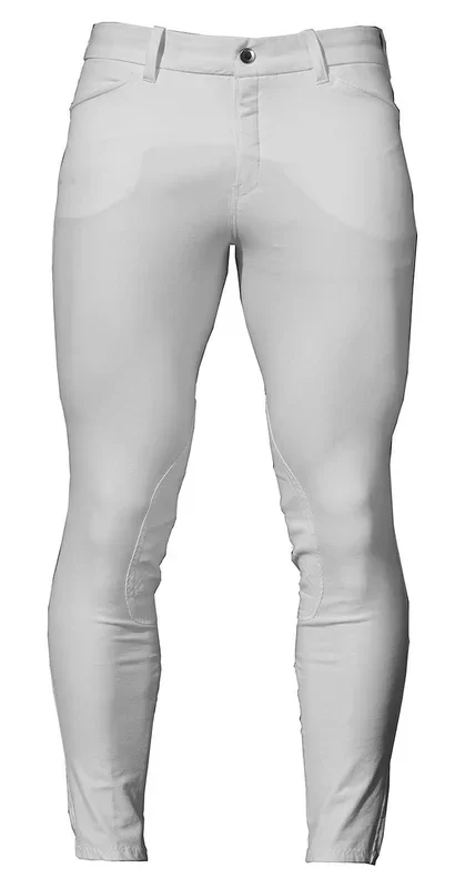 Pantalones de montar AA Taranto para hombre, color blanco
