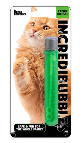Pet Qwerks Incredibubbles Catnip