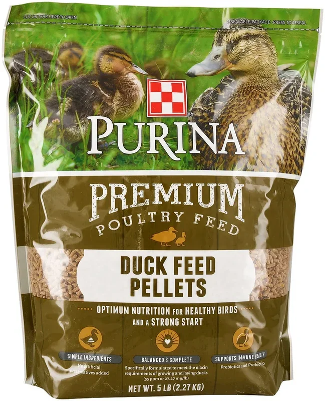 Pienso en pellets para patos de Purina
