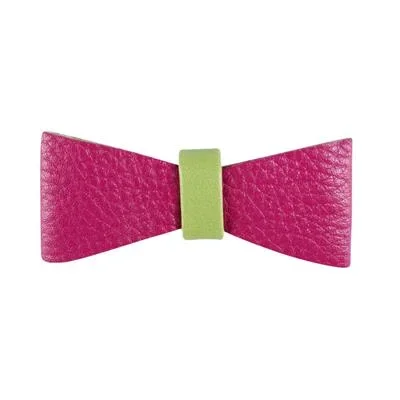 PoisePup Leather Bow Tie Candy Swirl