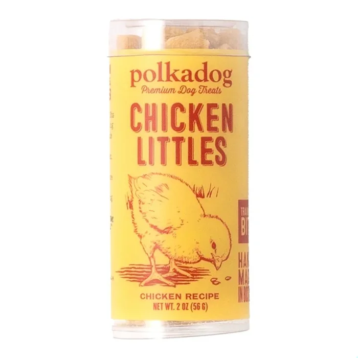 Polkadog Chicken Littles Training Bites Crunchy Dehydrated Dog & Cat Treats 2-oz