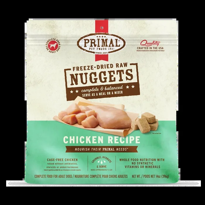 Primal | Chicken Freeze-Dried Dog Food 14 oz