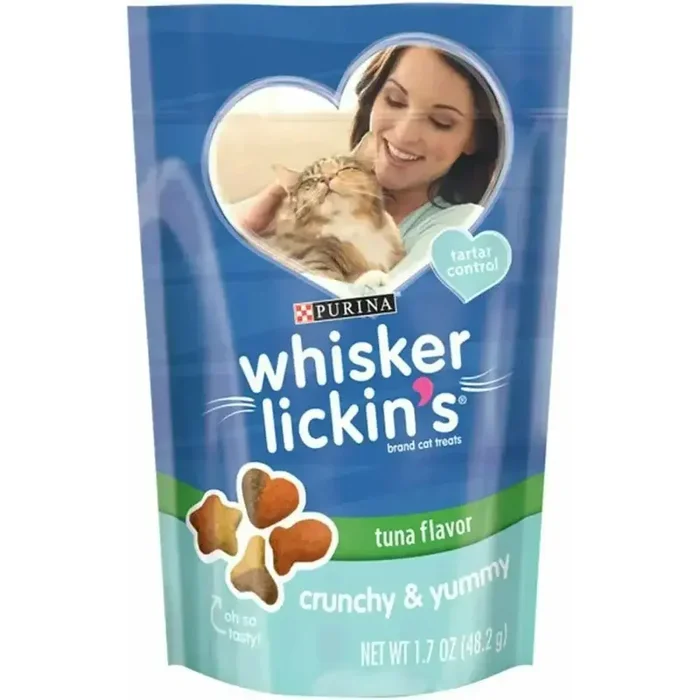 Purina Whisker Lickin’s Crunch Lovers Tuna Flavored Cat Treats