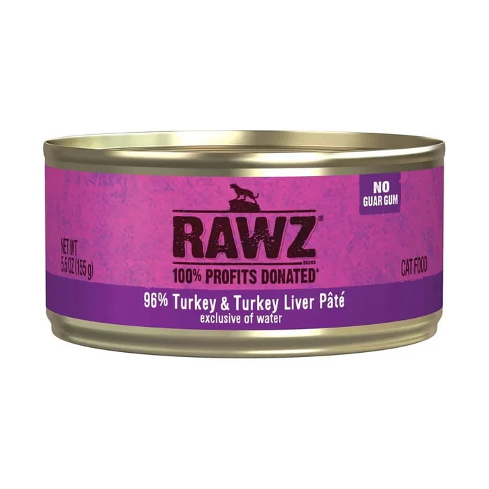 RAWZ 96% 火鸡和火鸡肝酱猫粮