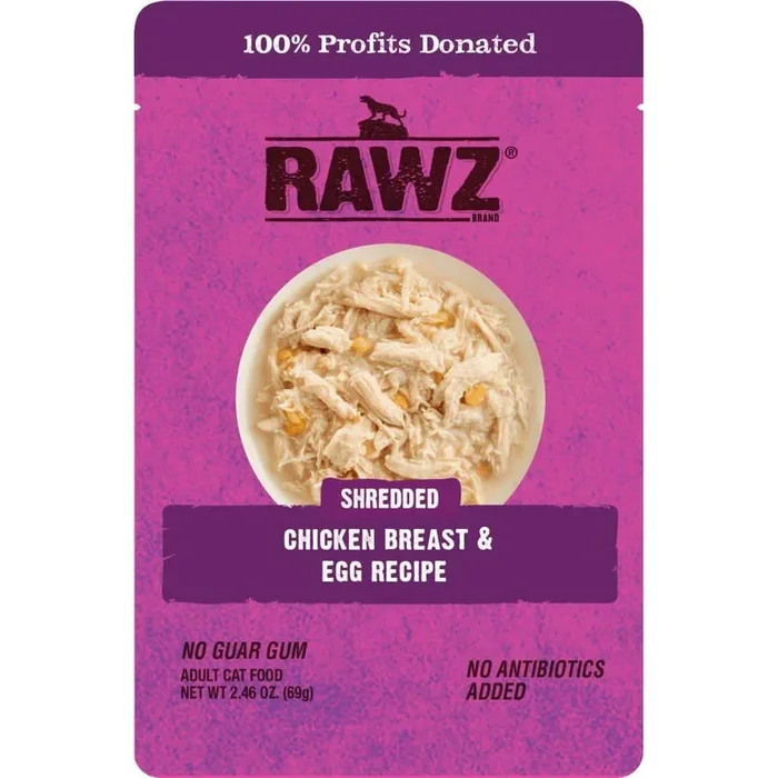RAWZ 鸡胸肉丝和鸡蛋配方成猫粮