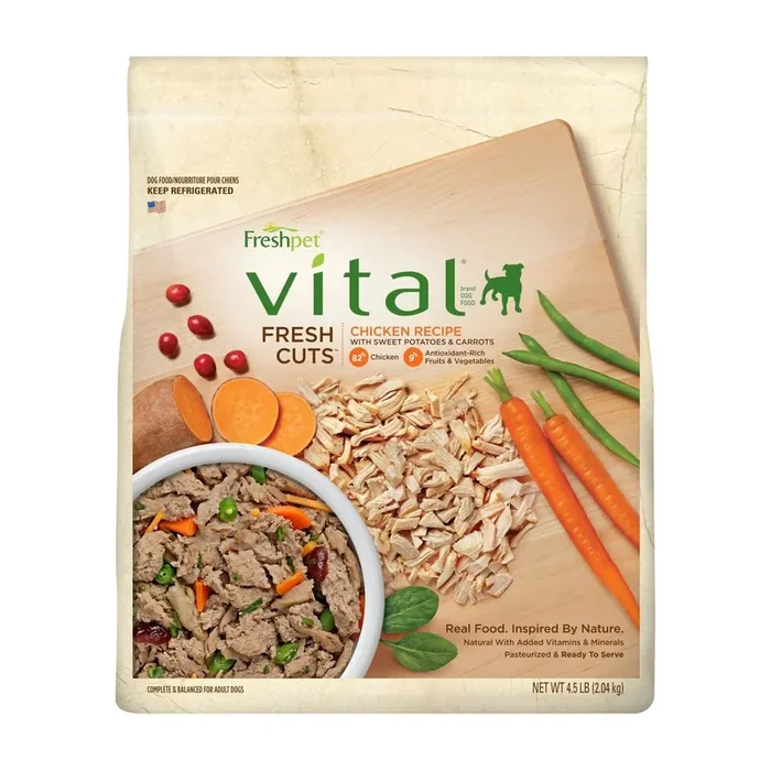 Receta de cortes frescos de pollo Vital FreshPet de 4,5 lb