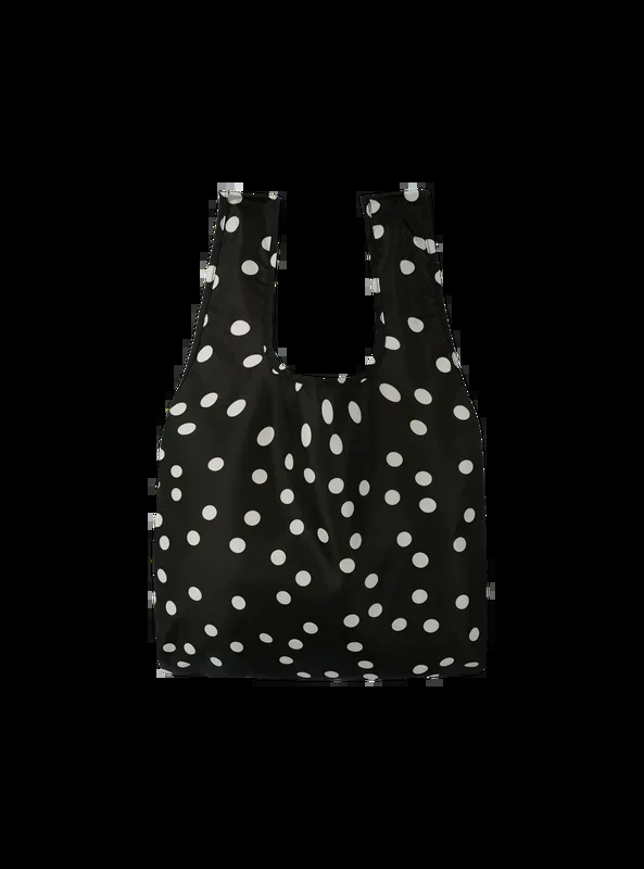 Reusable Bag (Polka Dot Black)