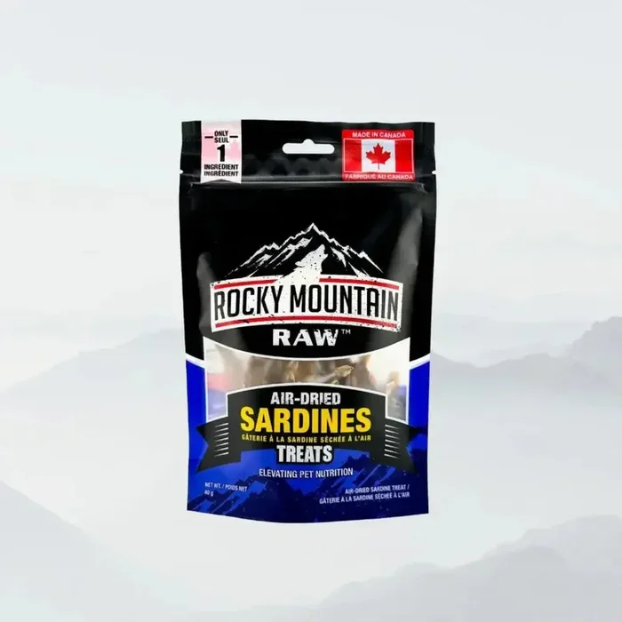 Rocky Mountain Raw Air Dried Sardines Pet Treats 1.4 oz