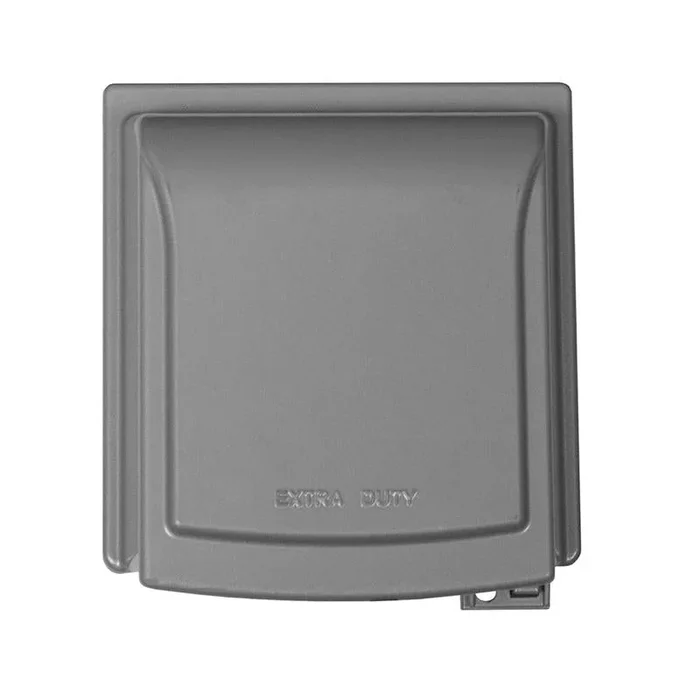 Sigma Electric Rectangle Die-Cast Metal 2 gang 6.02 in. H X 5.55 in. W Weatherproof Cover