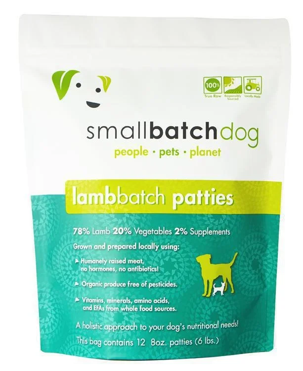 Small Batch Dog Frozen Lamb Patties 6#