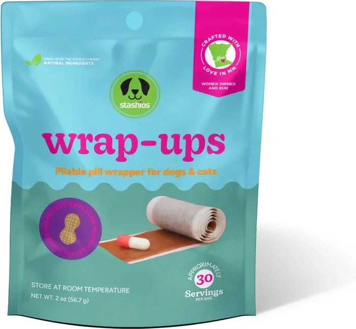 Stashios Wrap Ups Peanut Butter Flavor 2oz