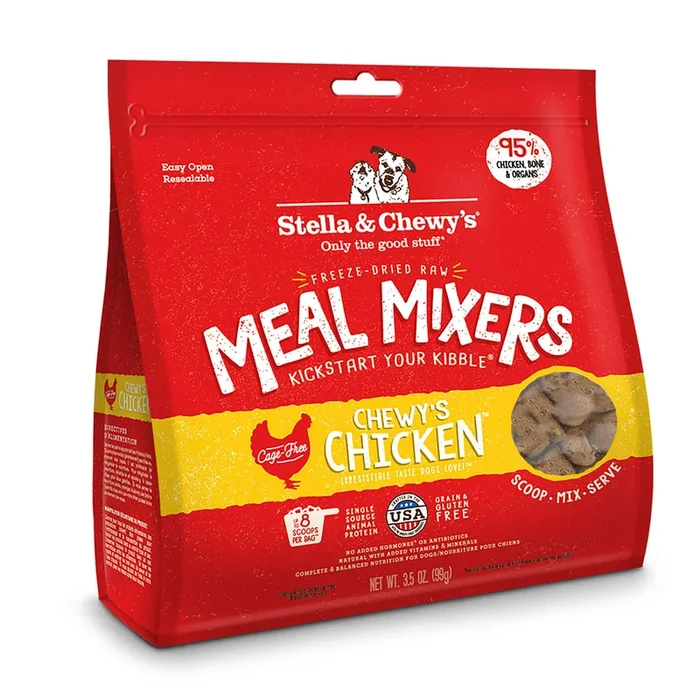 Stella & Chewy’s Freeze-Dried Chewy’s Chicken Meal Mixer for Dogs