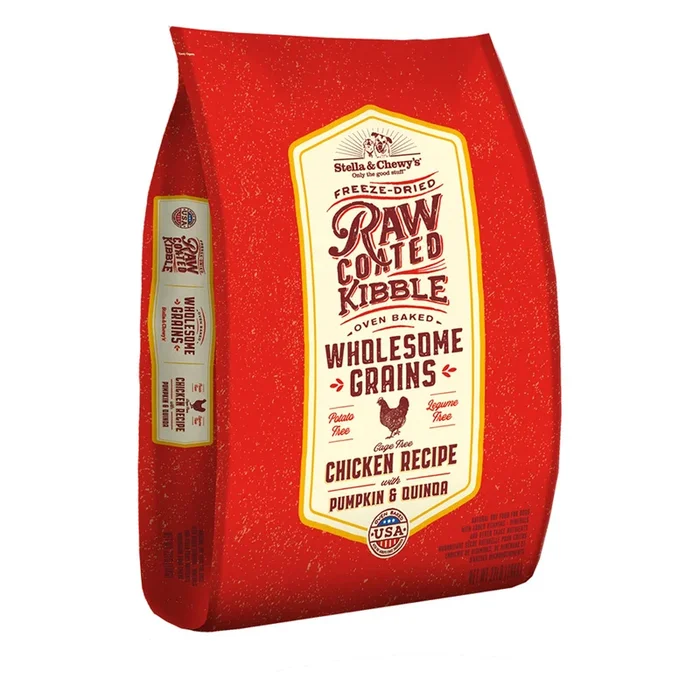Stella & Chewy’s Raw Coated Kibble Wholesome Grains Chicken Recipe Dry Dog Food