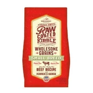Stella & Chewy’s Raw Coated Kibble With Wholesome Grains Small Breed Beef, Pumpkin & Quinoa Recipe Dry Dog Food