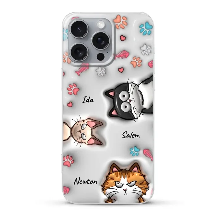 Süße Katzen (3D Optik) – Individuelle Handyhülle