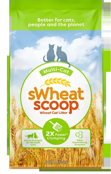 sWheat Scoop Multi-Cat Wheat Cat Litter