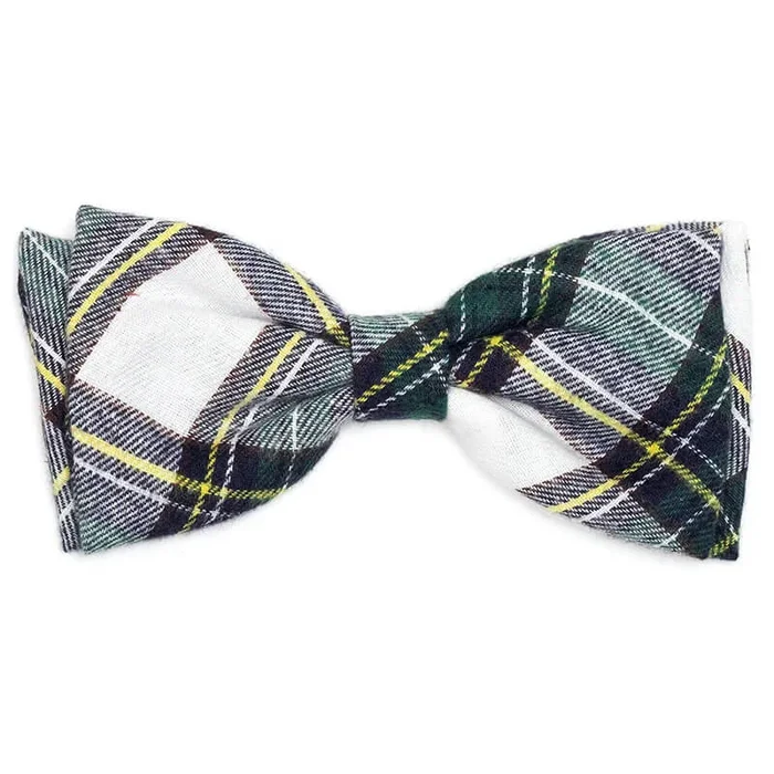 The Worthy Dog Flower Green Stewart Tartan Plaid