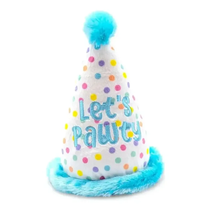 ThoozyPet Birthday Hat Plush Dog Toy 7″