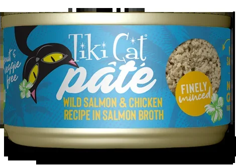 Tiki Cat Luau Salmon Chicken Pate 2.8oz