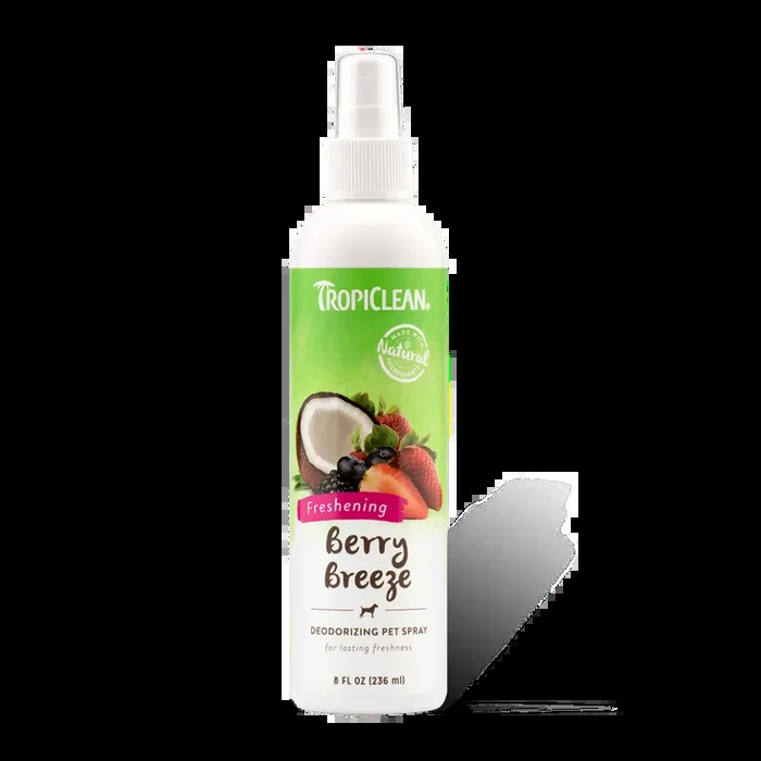 Tropiclean Berry Breeze Deodorizing Pet Spray 8oz