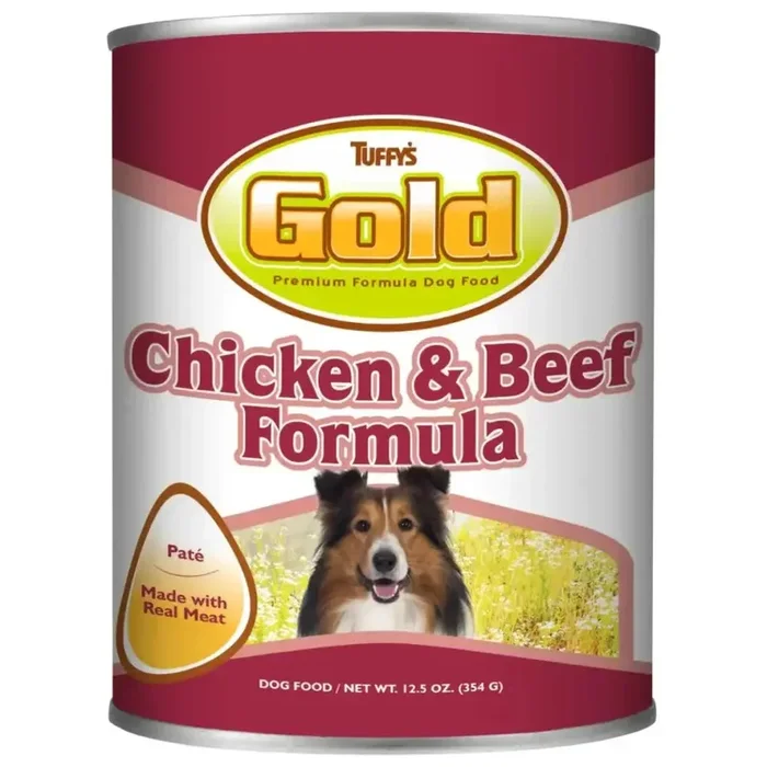 Tuffy’s Gold Chicken & Beef Canned Dog Food 12ea/12.5 oz
