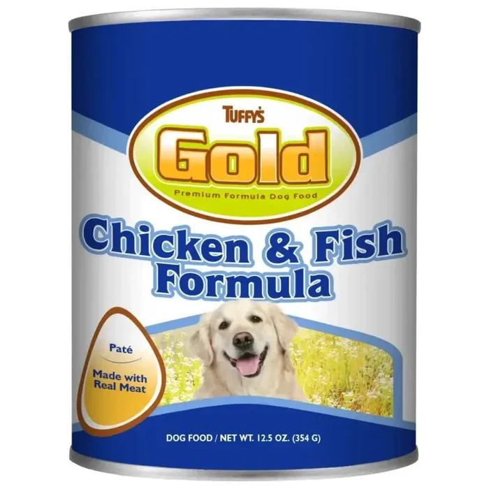 Tuffy’s Gold Chicken & Fish Canned Dog Food 12ea/12.5 oz