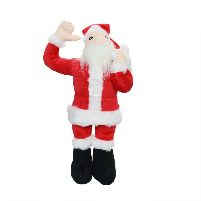 Tuffy Dog Toys – VIP Products – Mighty Arctic Santa – Christmas, Plush, Squeaky Dog Toy
