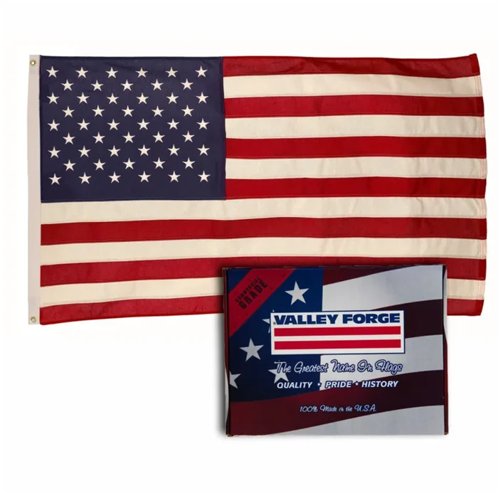 Valley Forge American Flag 48 in. H X 72 in. W
