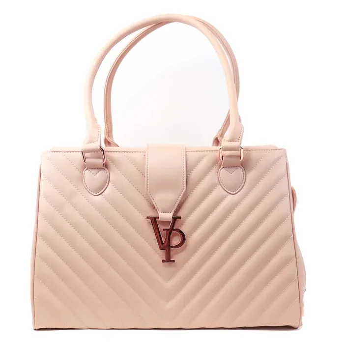 Vanderpump Monogram Pet Carrier – Pink