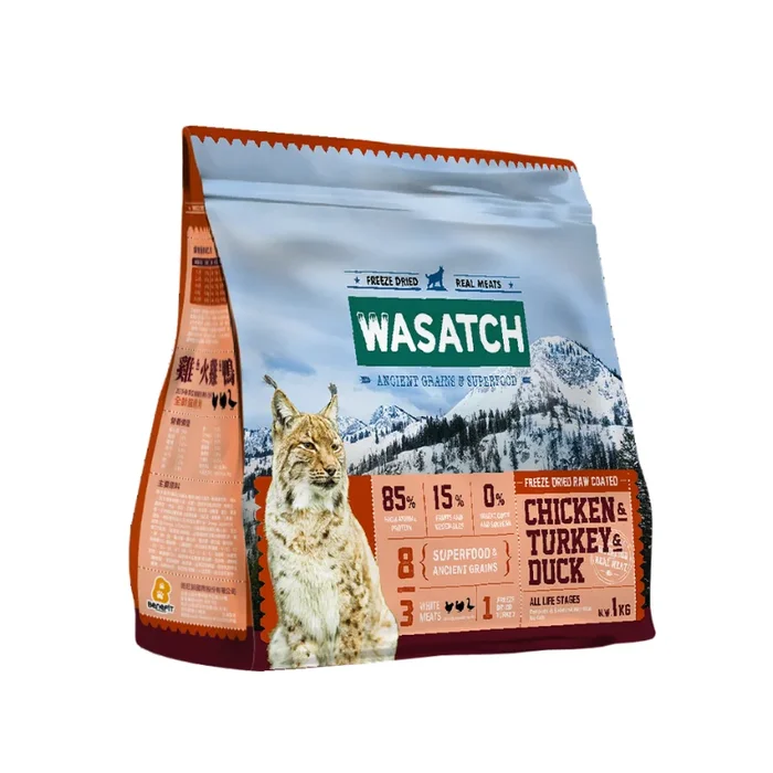 Wasatch Ancient Grain Cat – 3 White Meats (Chicken, Turkey and Duck)