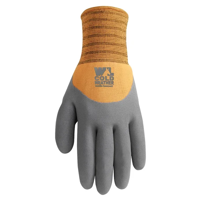 Wells Lamont Men’s XL Winter Gloves-Nitrile Coated, Warm Lined Work Glove, Black