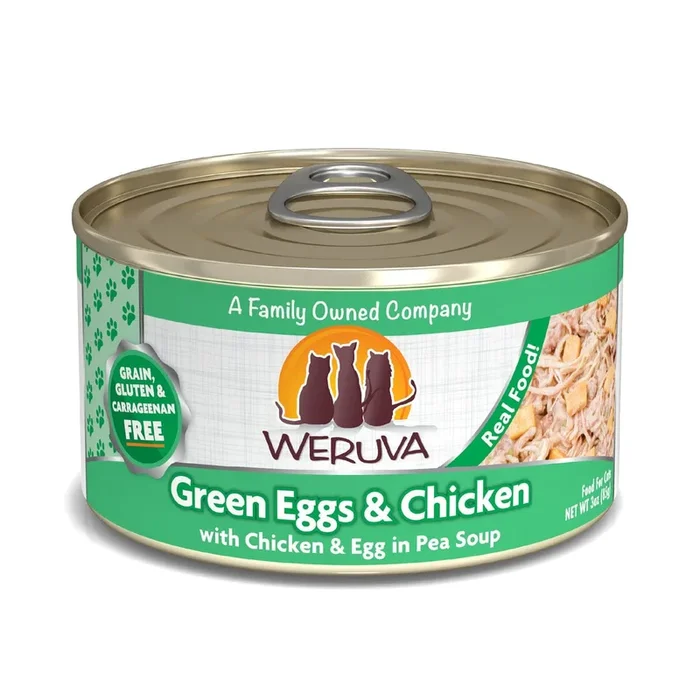 Weruva Green Egg Chicken Canned Cat Food – 3 Oz – Case of 24