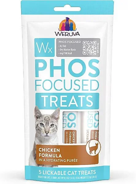 Weruva Wx Phos Focused Chicken Formula Grain-Free Lickable Cat Treats