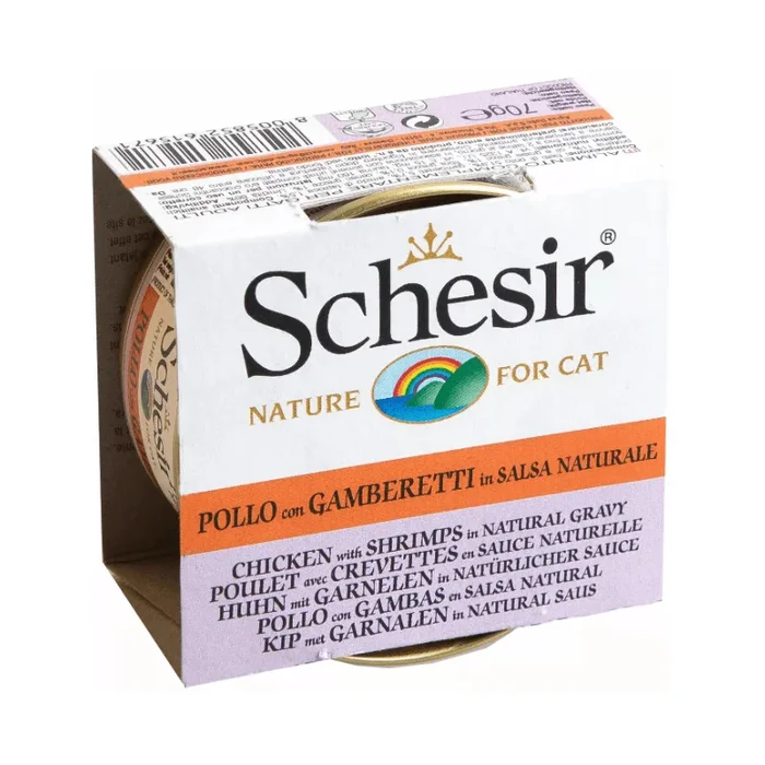 Wet Cat Food Topper – IN NATURAL GRAVY – Chicken & Shrimp – 70 g