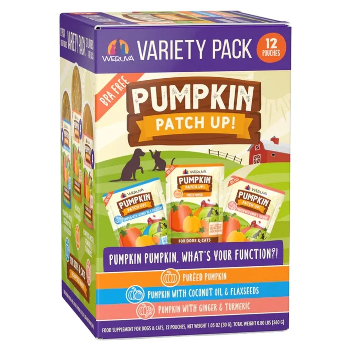 Wet Food Supplement For Dogs & Cats – PUMPKIN PATCH UP! – Variety Pack