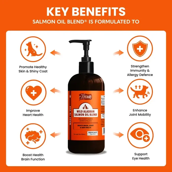WILD ALASKAN SALMON OIL BLEND 8oz (236ml) / 16oz (473ml)