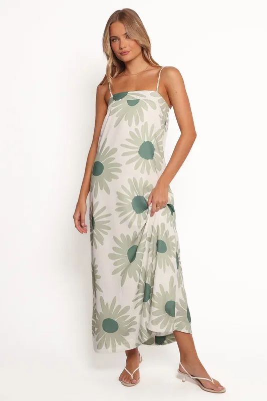 Wilson Maxi Dress – Green Floral