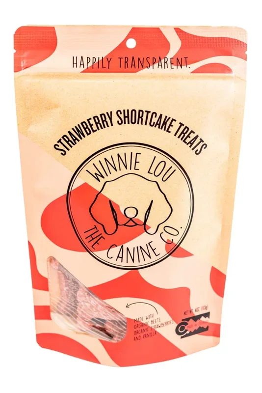 Winnie Lou Strawberry Shortcake Biscuits Dog Treats