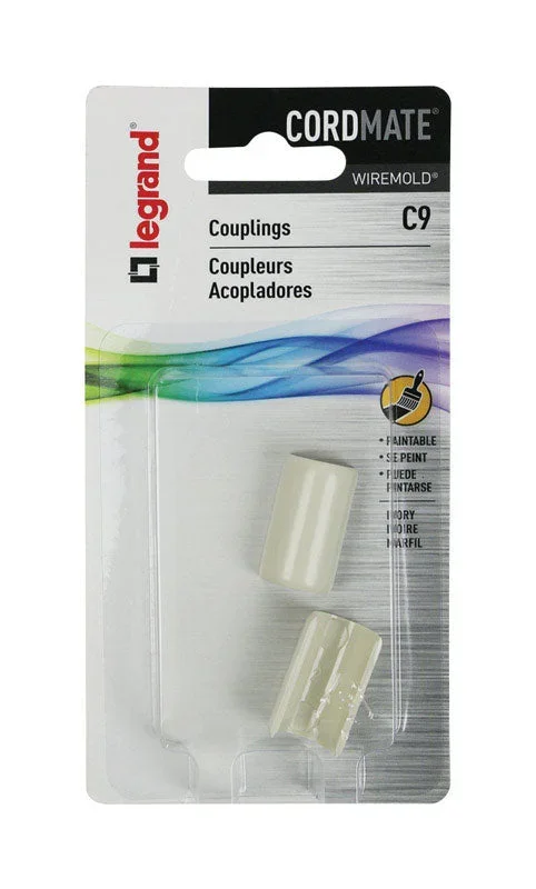 Wiremold Cordmate 2 3/4 in. Dia. Plastic Electrical Conduit Coupling For AC, MC and RWFMC Cable 1 pk (Pack of 10)