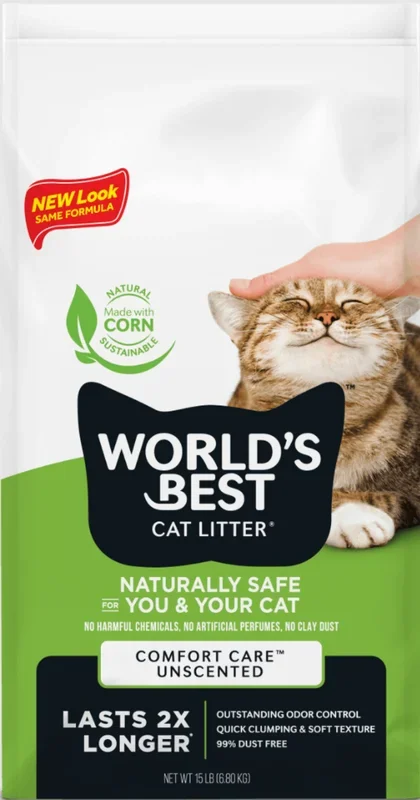 World’s Best Cat Litter Comfort Care Unscented Formula