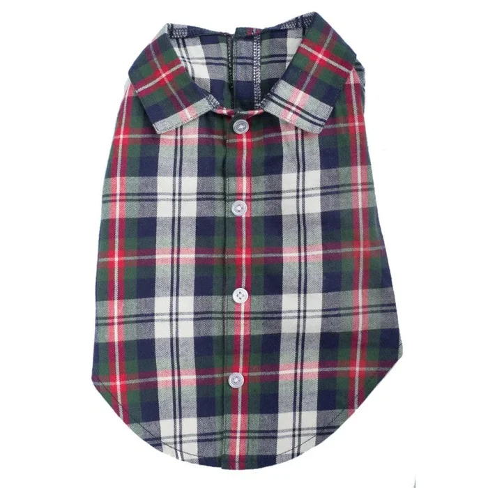 WORTHY DOG | Plaid Shirt in Navy
