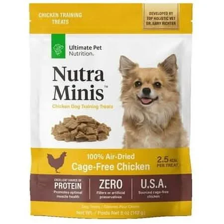 终极宠物Nutra Minis鸡肉空气干零食5盎司