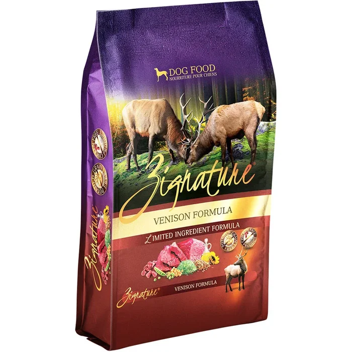 Zignature Limited Ingredient Formula Grain-Free Venison Dry Dog Food