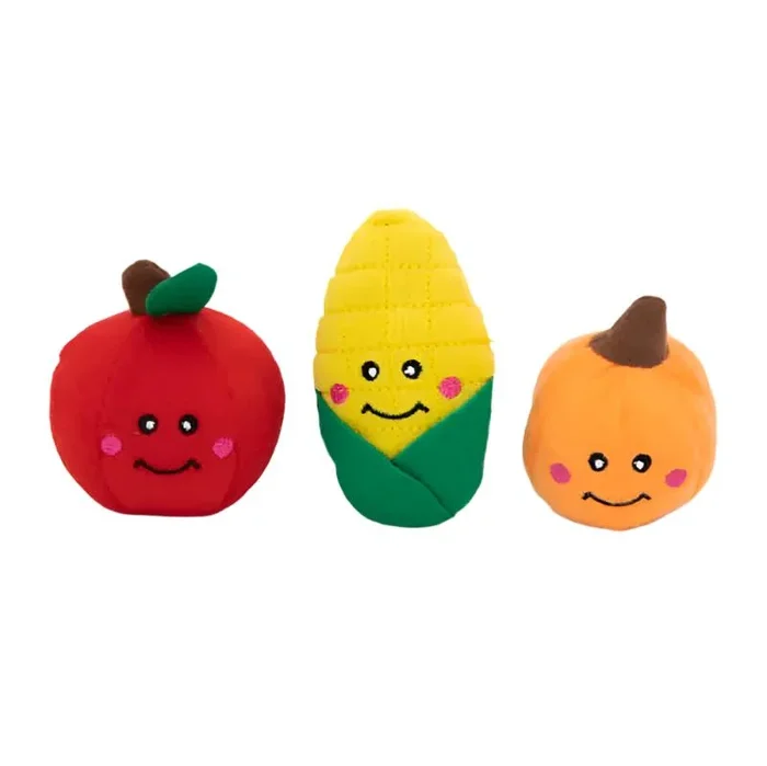 Zippy Paws Miniz Harvest 3-pack