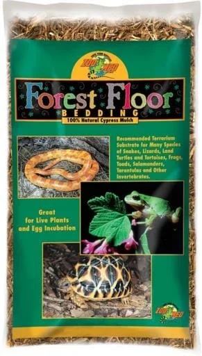 Zoo Med Laboratories Forest Floor™ Natural Cypress Mulch Substrate Bedding – 8 Quartz