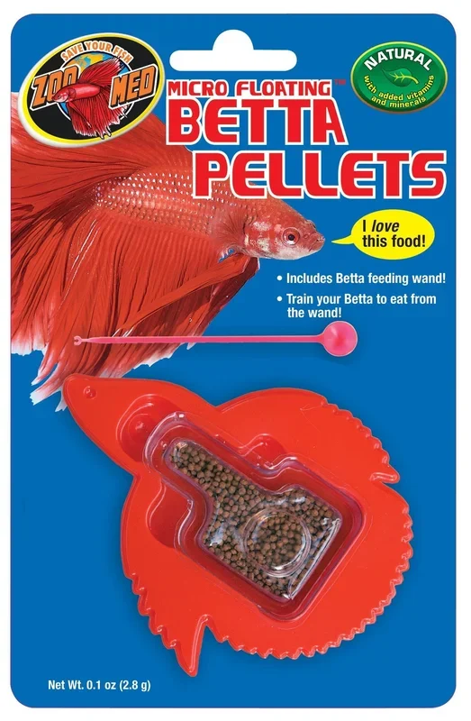 Zoo Med Laboratories Micro Floating™ Betta Pellet for Fish – 0.12 Oz
