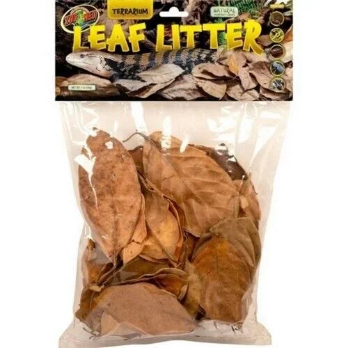 Zoo Med Laboratories Natural All-Reptile Leaf Litter Terrarium Décor – 30 Grams