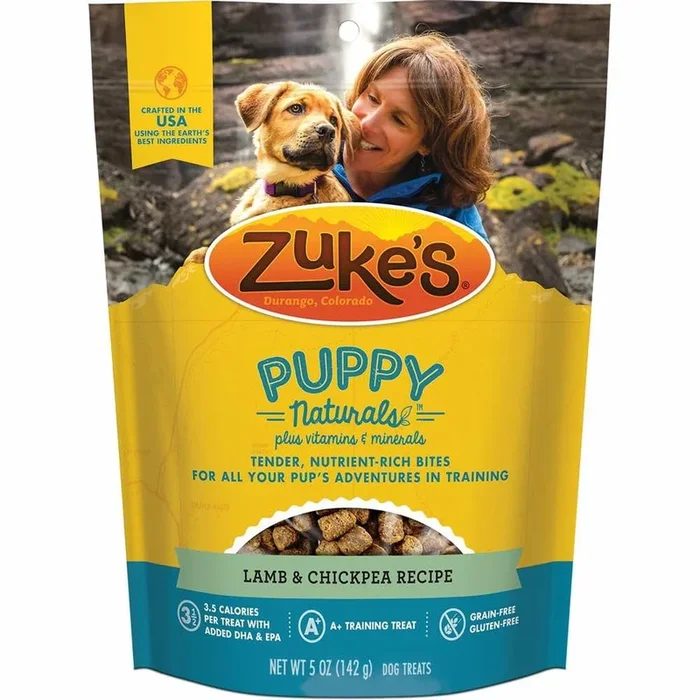 Zuke’s Puppy Naturals Lamb & Chickpea Grain-Free Dog Treats 5oz